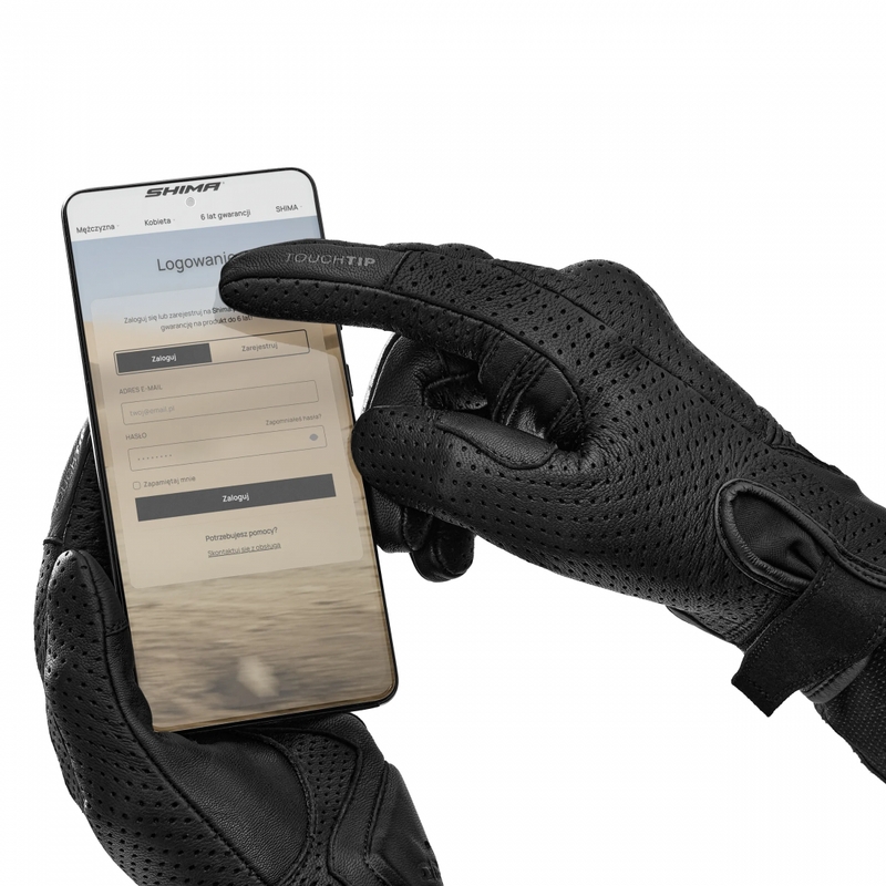 Damen-Motorradhandschuhe Shima Bullet 3.0 schwarz