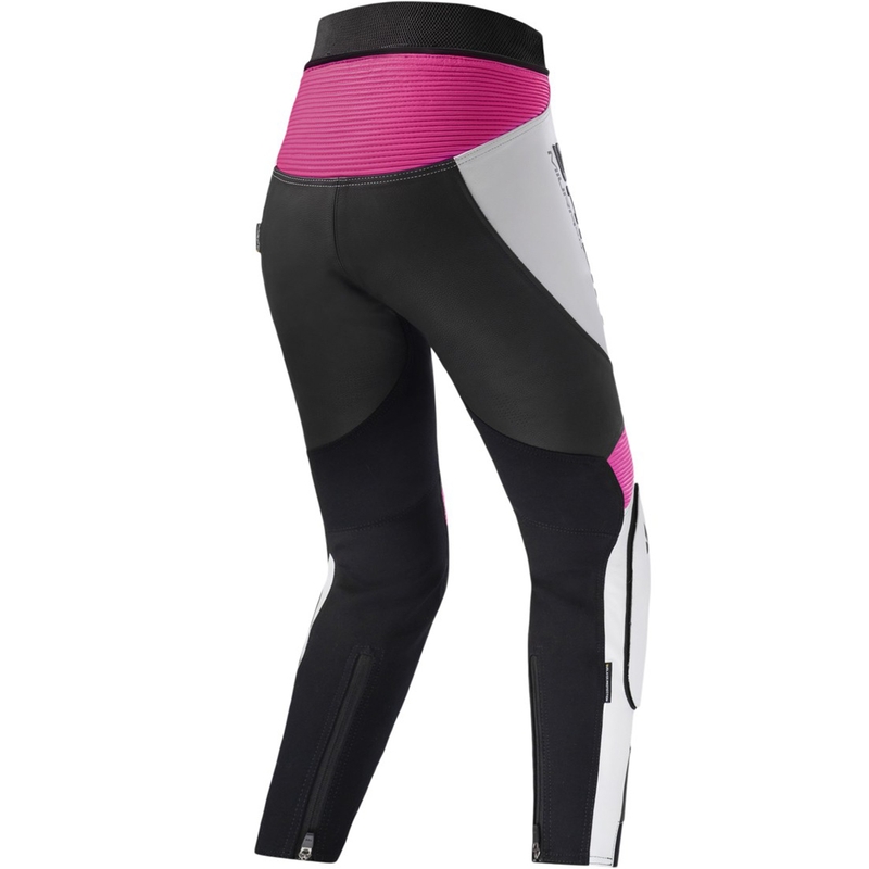 Shima Miura 2.0 Damen-Motorradhose, schwarz-fluoreszierend pink
