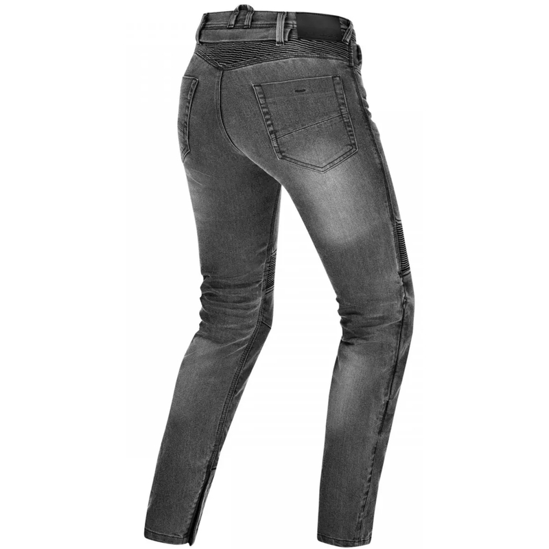 Shima Zenith Damen-Motorradjeans mit verlängertem Bund, grau