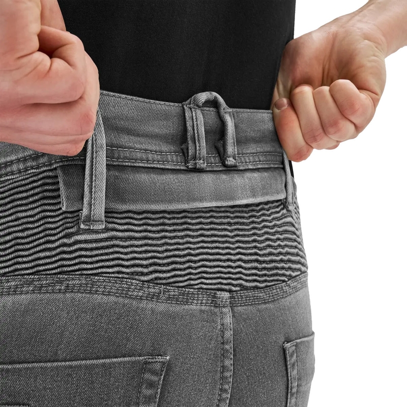 Shima Zenith graue verlängerte Motorradjeans