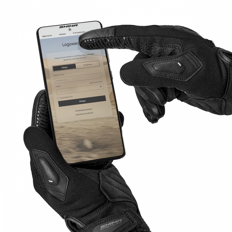 Damen-Motorradhandschuhe Shima Blaze 3.0 schwarz