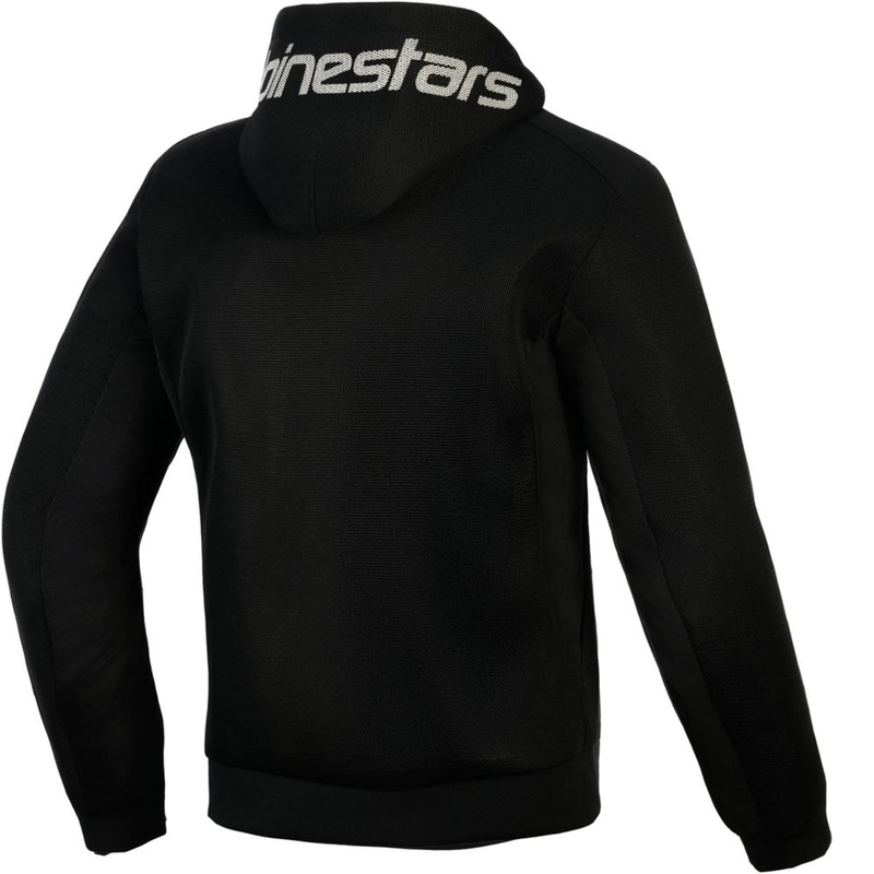 Alpinestars Chrome Superairflow Motorrad-Sweatshirt, schwarz-dunkelgrau-weiß