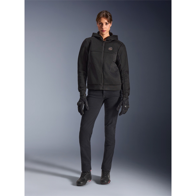 Alpinestars Stella Chrome Superairflow Damen-Motorradjacke, schwarz-kupfer