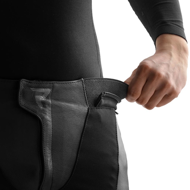 Rebelhorn Inferno Leder-Motorradhose schwarz