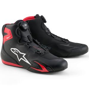 Alpinestars Celer Motorradstiefel schwarz-rot-weiß