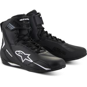 Alpinestars Faster-4 Motorradstiefel schwarz-weiß