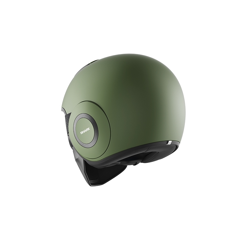 Offener Helm SHARK DRAK Blanko-Matte Grün