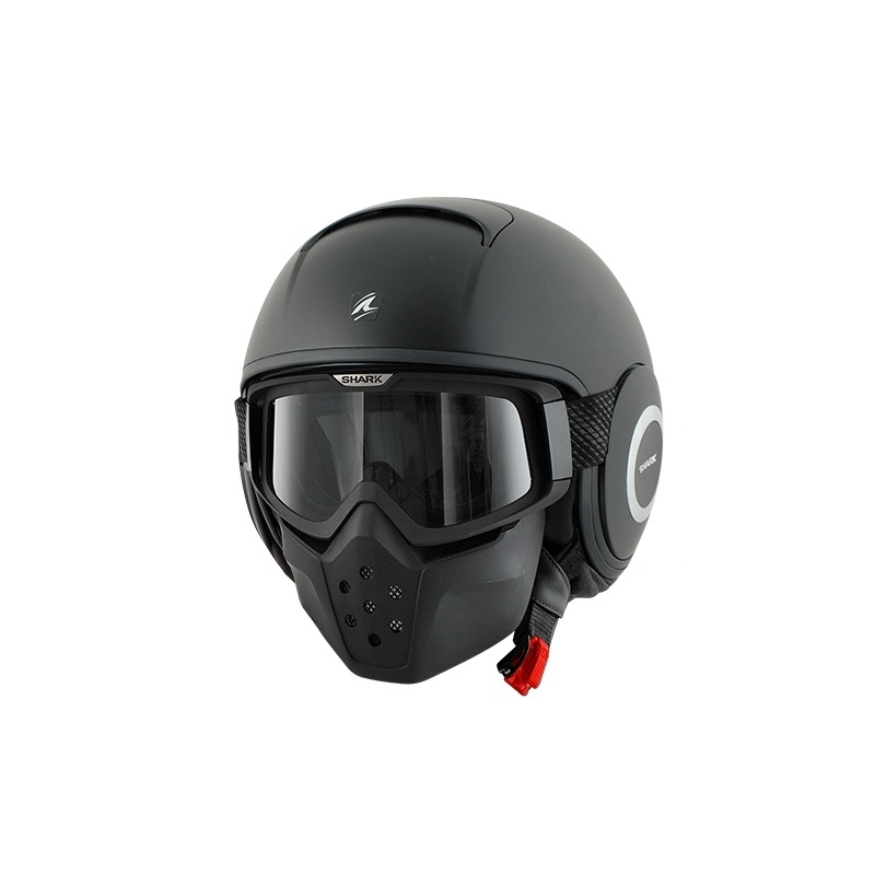 Offener Helm SHARK DRAK Blank Matte Schwarz Matt