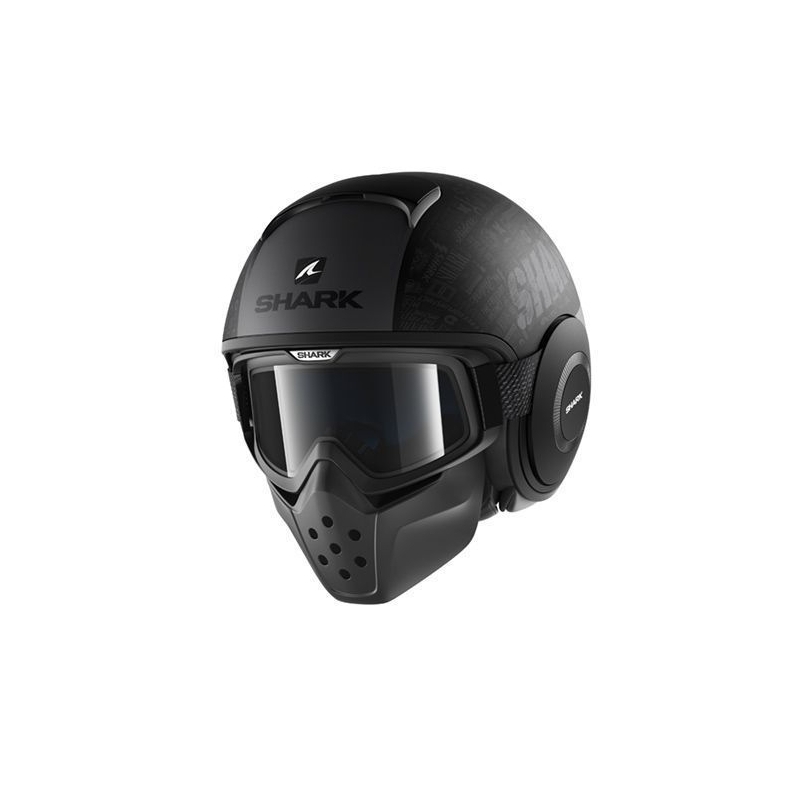 Offener Helm SHARK DRAK Tribute Mat schwarz-grau Ausverkauf