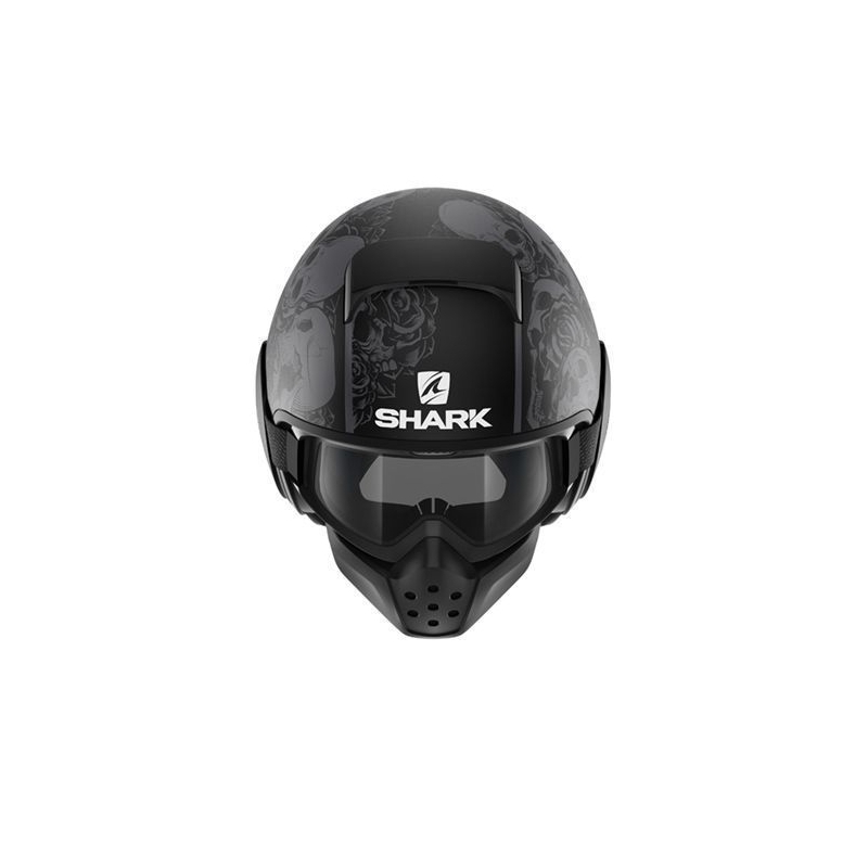 Offener Helm SHARK DRAK Sanctus Matte schwarz-grau