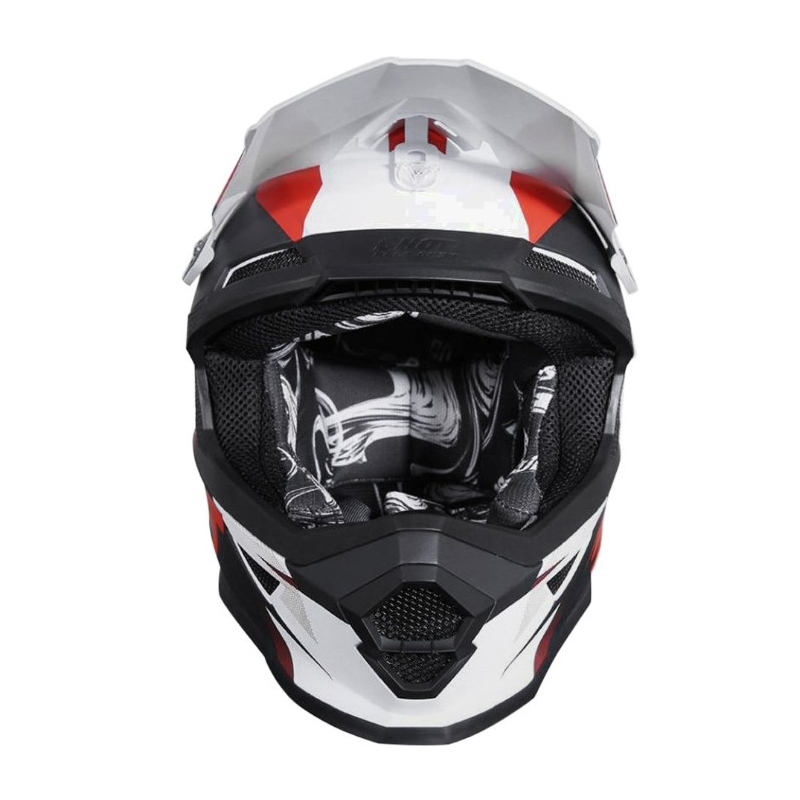 Motocross Helm Shot Ultimate schwarz-weiß-rot