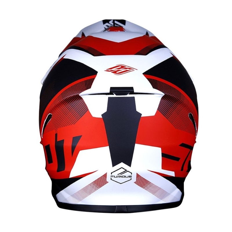 Motocross Helm Shot Ultimate schwarz-weiß-rot