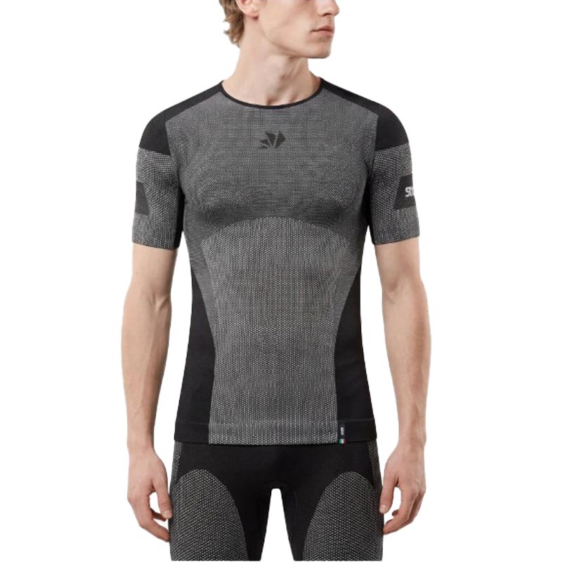 Funktions-T-Shirt SIXS BT TS1L V2 schwarz Carbon