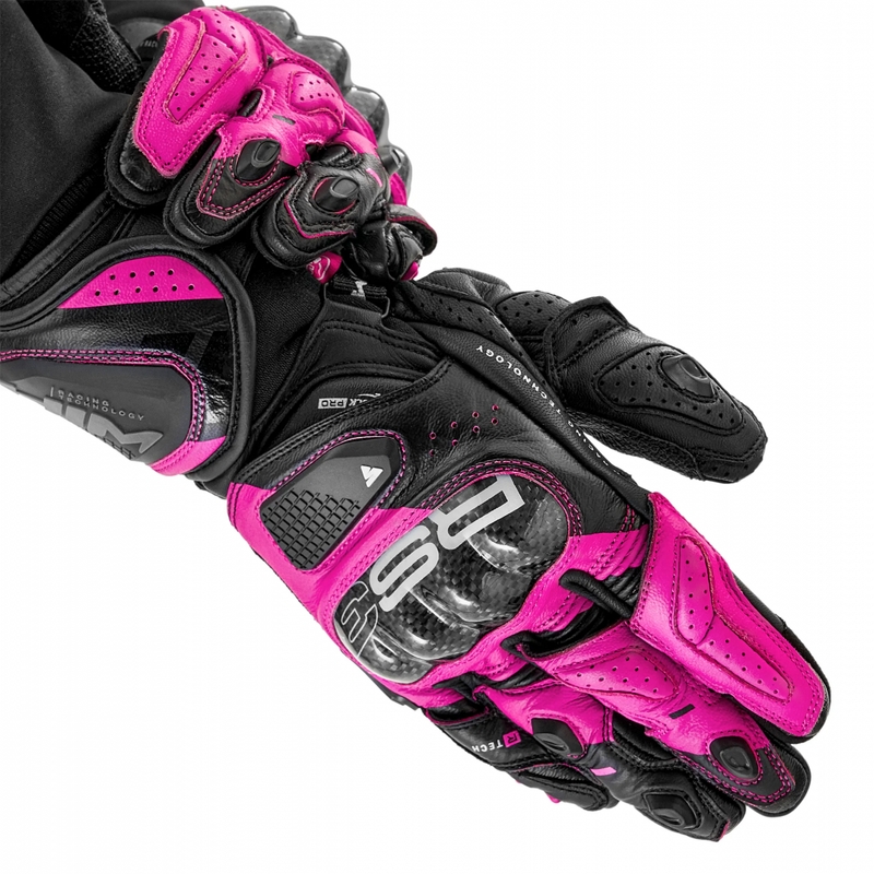 Damen-Motorradhandschuhe Shima RS-3 pink