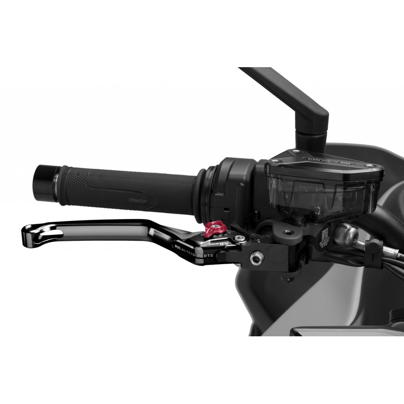 Bremsehebel ohne Adapter PUIG 4.0 lang schwarz/rot