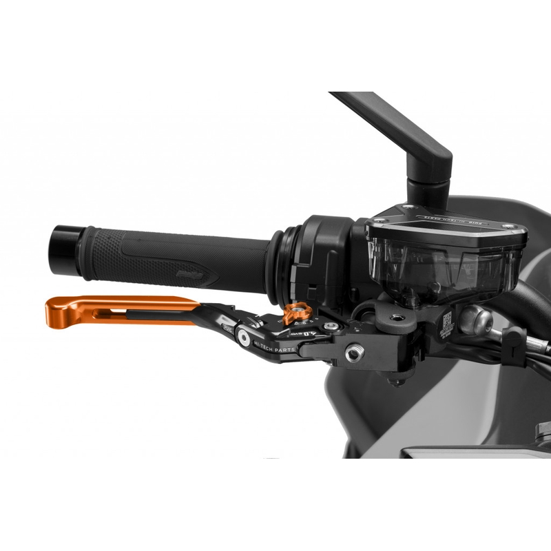 Bremsehebel ohne Adapter PUIG 4.0 extendable folding orange/orange