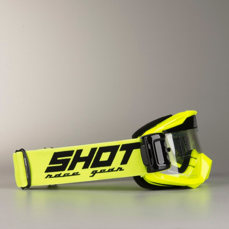 Motocross-Schutzbrille Shot Assault Roll-Off fluo gelb