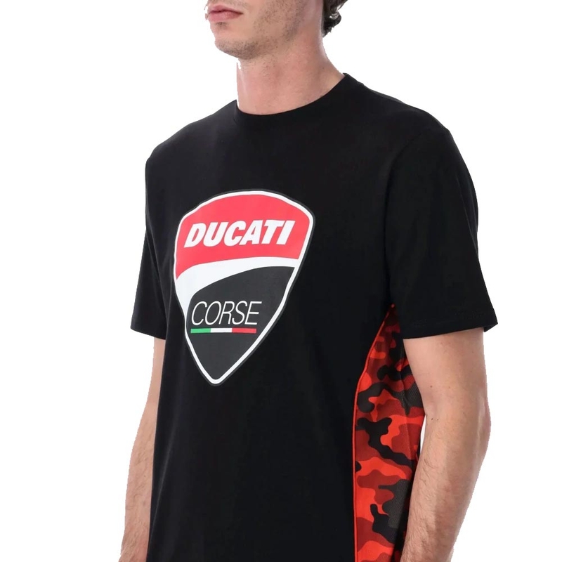 Ducati Corse CAMU DETAILS T-Shirt schwarz