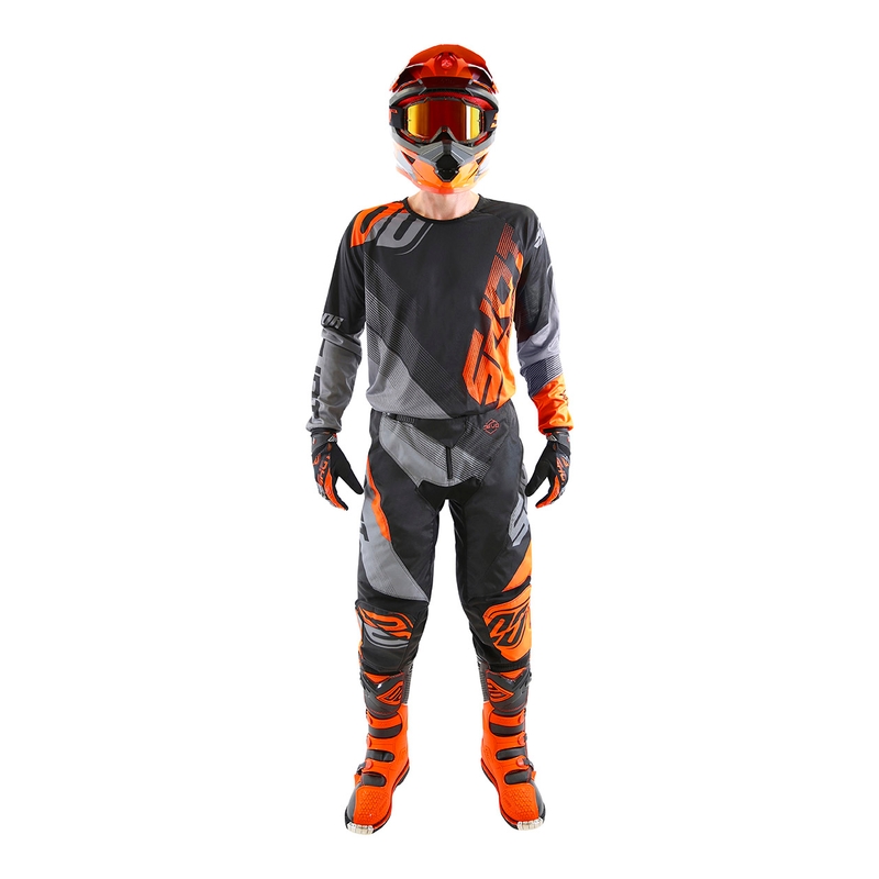 Motocross-Hose Shot DEVO Ultimate schwarz-fluo orange sale Ausverkauf