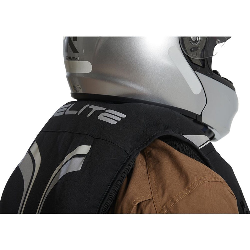 Helite Double Turtle Hivis Airbag-Weste grün-gelb