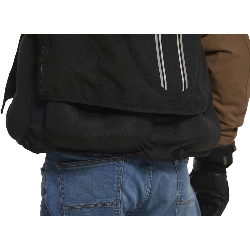 Helite Double Turtle Hivis Airbag-Weste grün-gelb