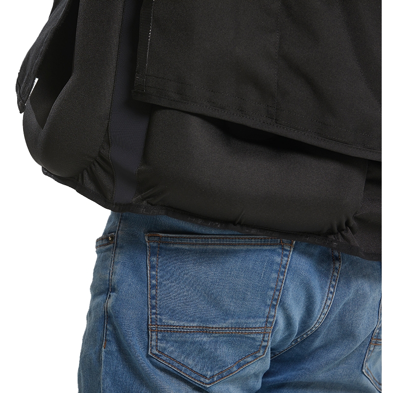 Helite Double Turtle Hivis Airbag-Weste grün-gelb