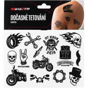 MotoZem Chopper Temporäres Tattoo