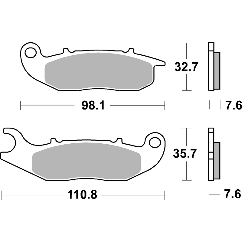 Bremsbeläge BREMBO CC ROAD