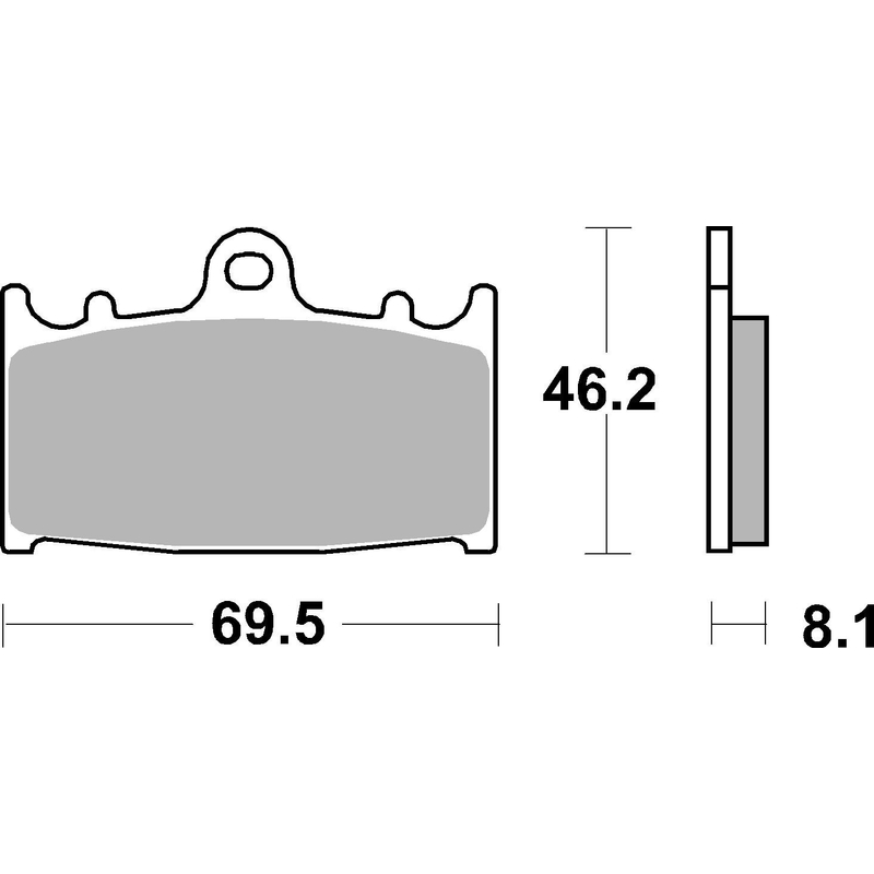 Bremsbeläge BREMBO CC ROAD