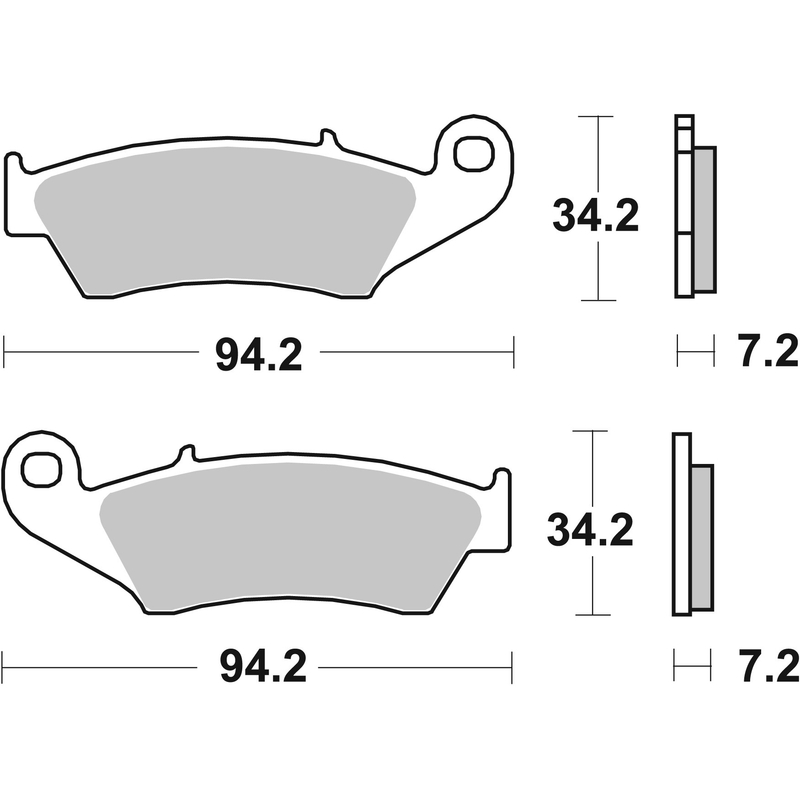 Bremsbeläge BREMBO CC ROAD