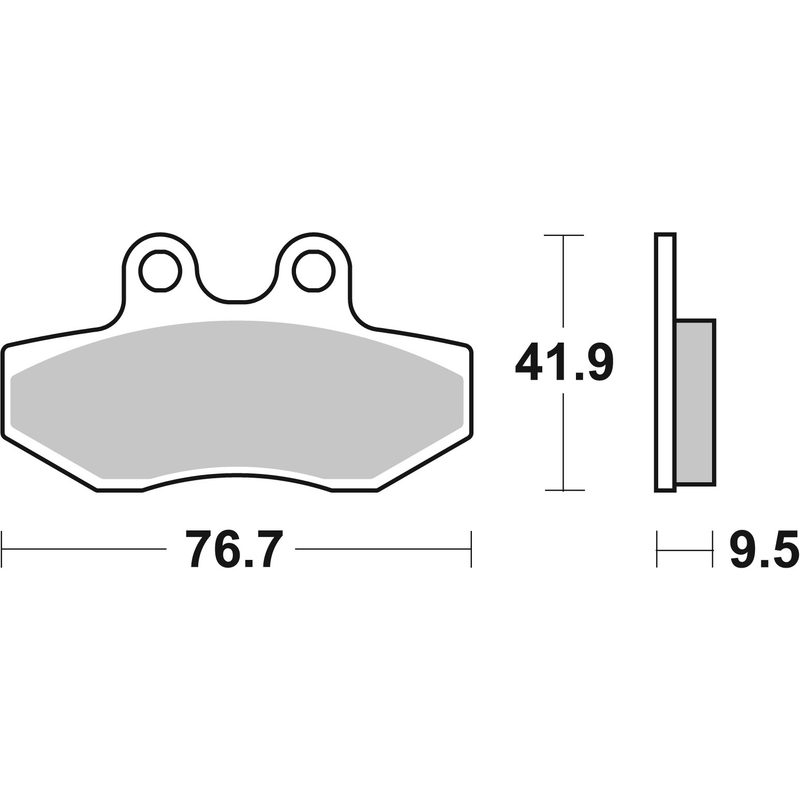 Bremsbeläge BREMBO CC SCOOTER