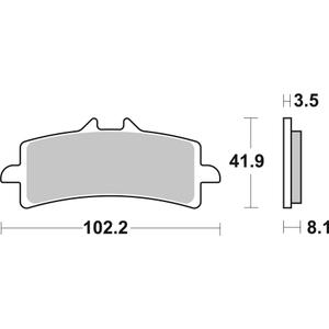 Bremsbeläge BREMBO 07BB37LA