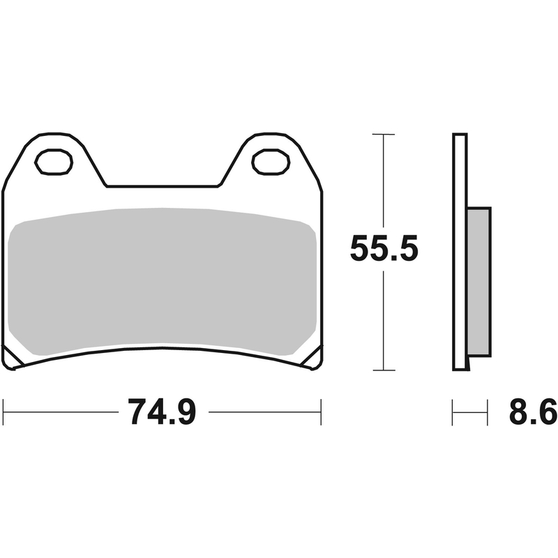 Bremsbeläge BREMBO