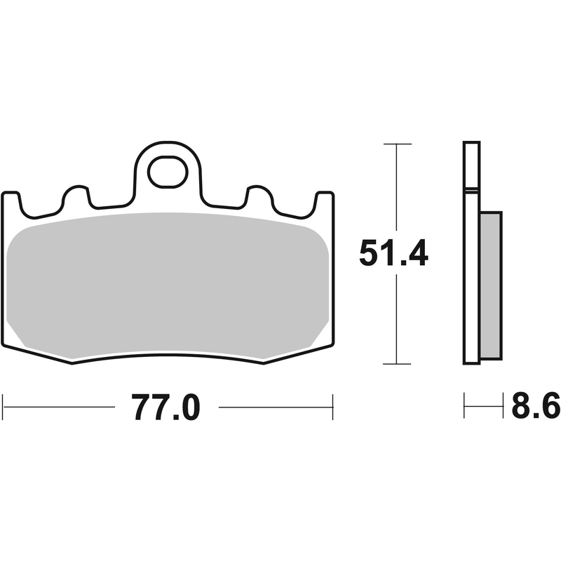 Bremsbeläge BREMBO