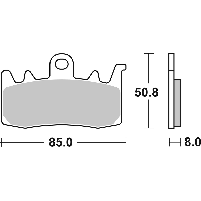 Bremsbeläge BREMBO