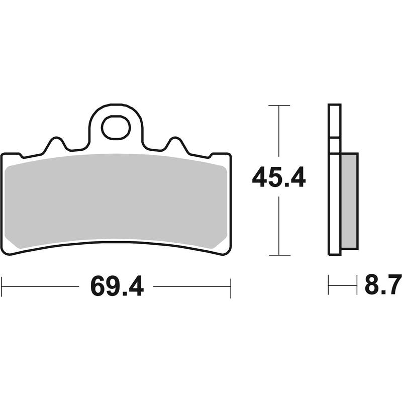 Bremsbeläge BREMBO
