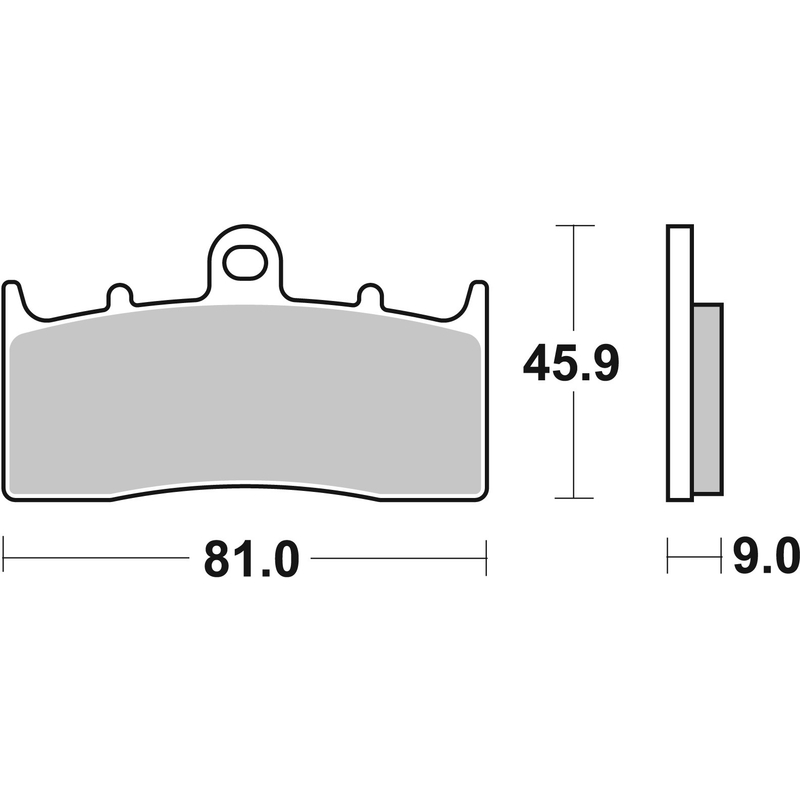 Bremsbeläge BREMBO