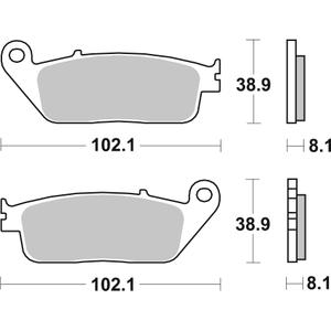 Bremsbeläge BREMBO 07HO30SA