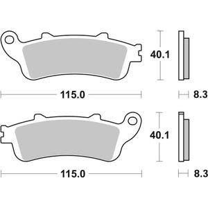 Bremsbeläge BREMBO 07HO42SA