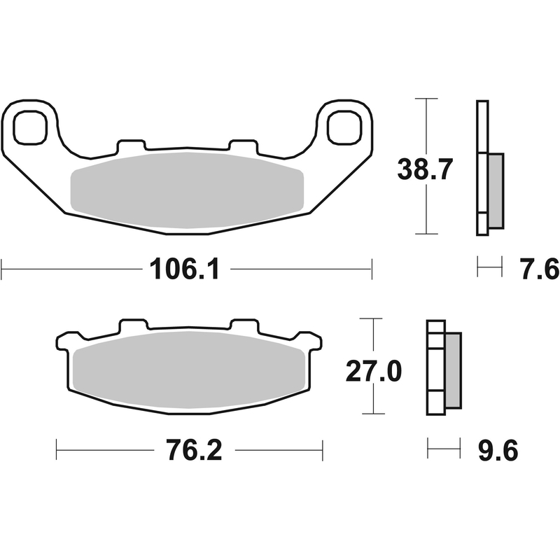 Bremsbeläge BREMBO