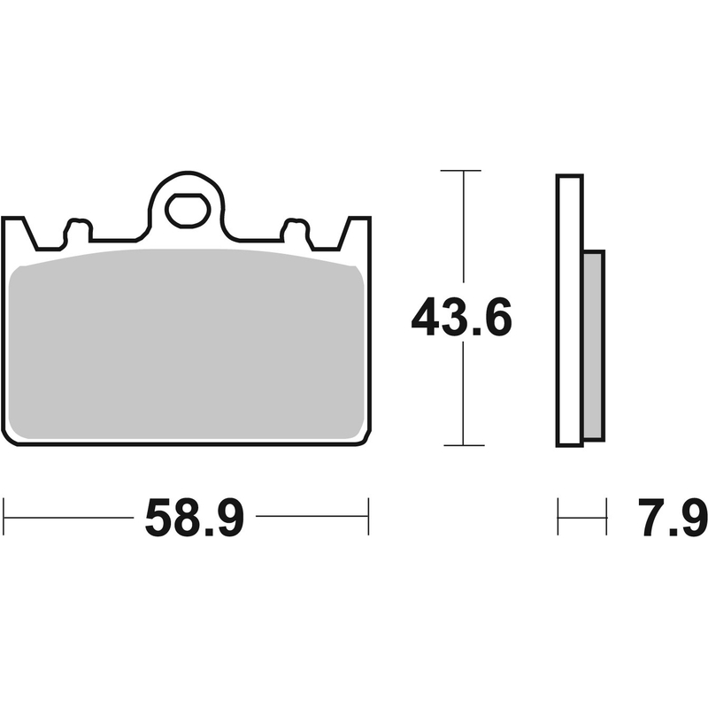Bremsbeläge BREMBO für KAWASAKI ZXR 400 1991-2002