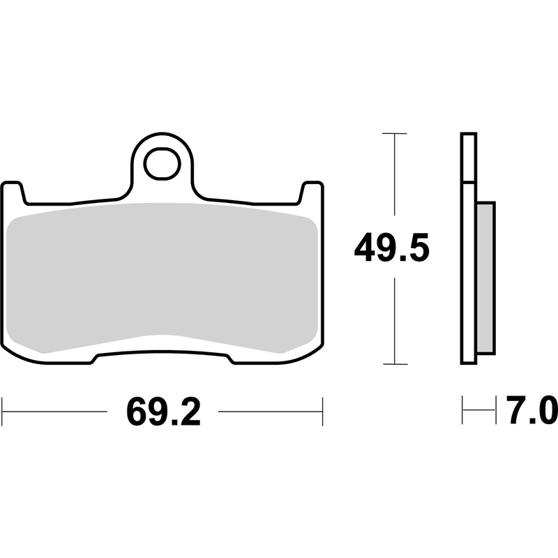 Bremsbeläge BREMBO
