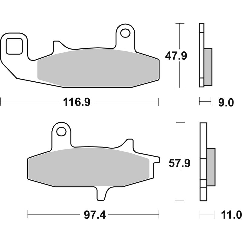 Bremsbeläge BREMBO