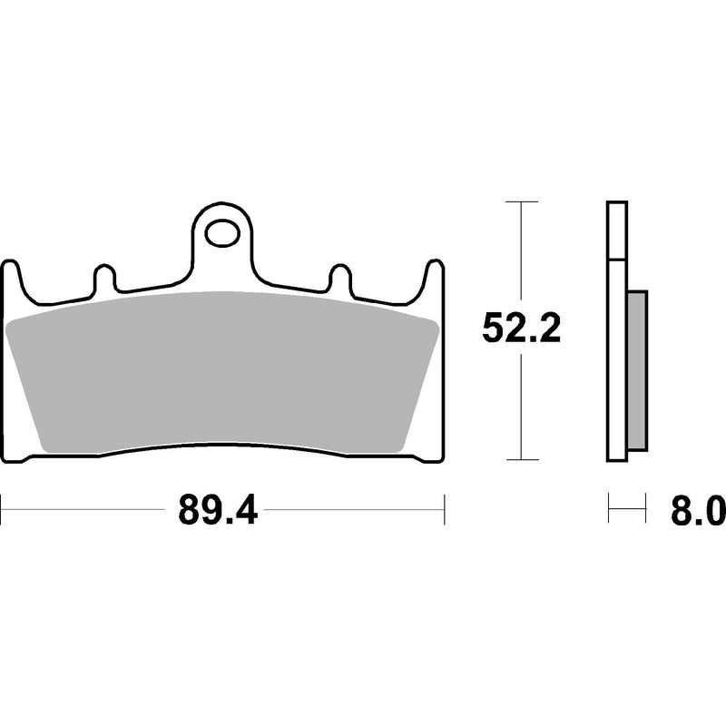 Bremsbeläge BREMBO
