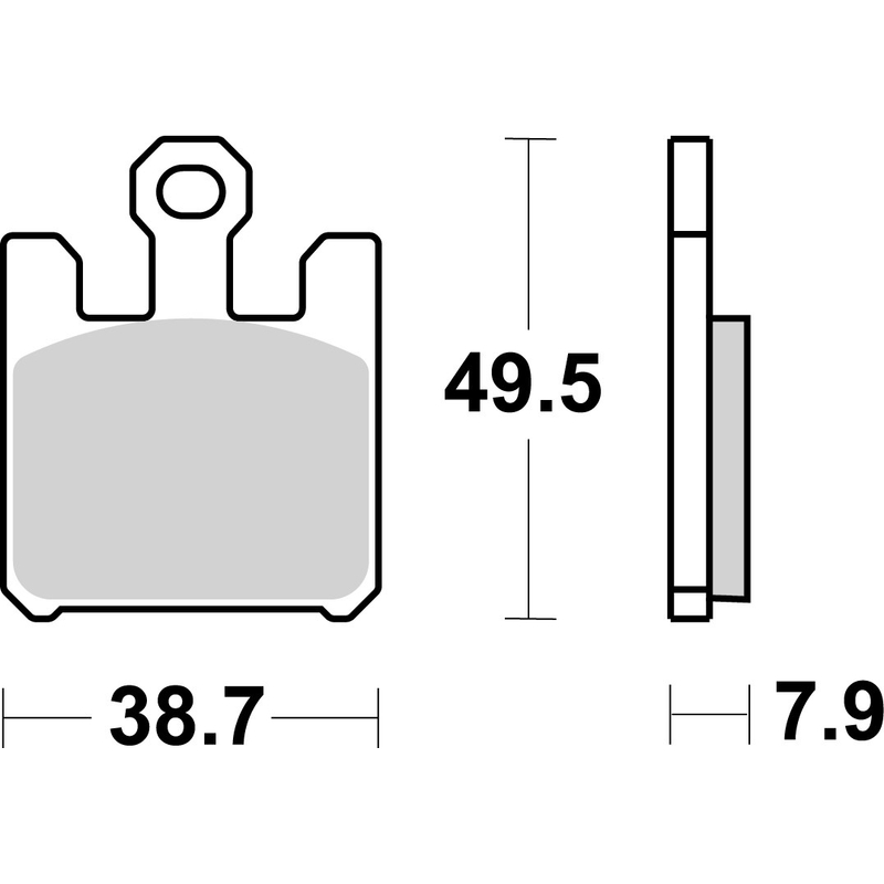 Bremsbeläge BREMBO