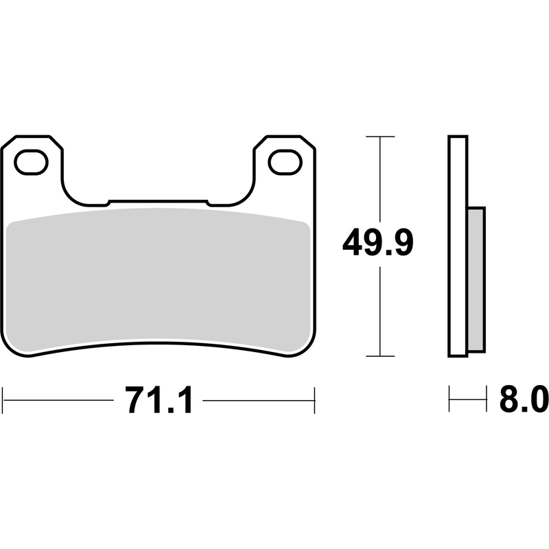 Bremsbeläge BREMBO