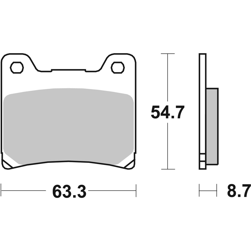 Bremsbeläge BREMBO