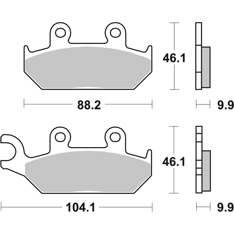 Bremsbeläge BREMBO