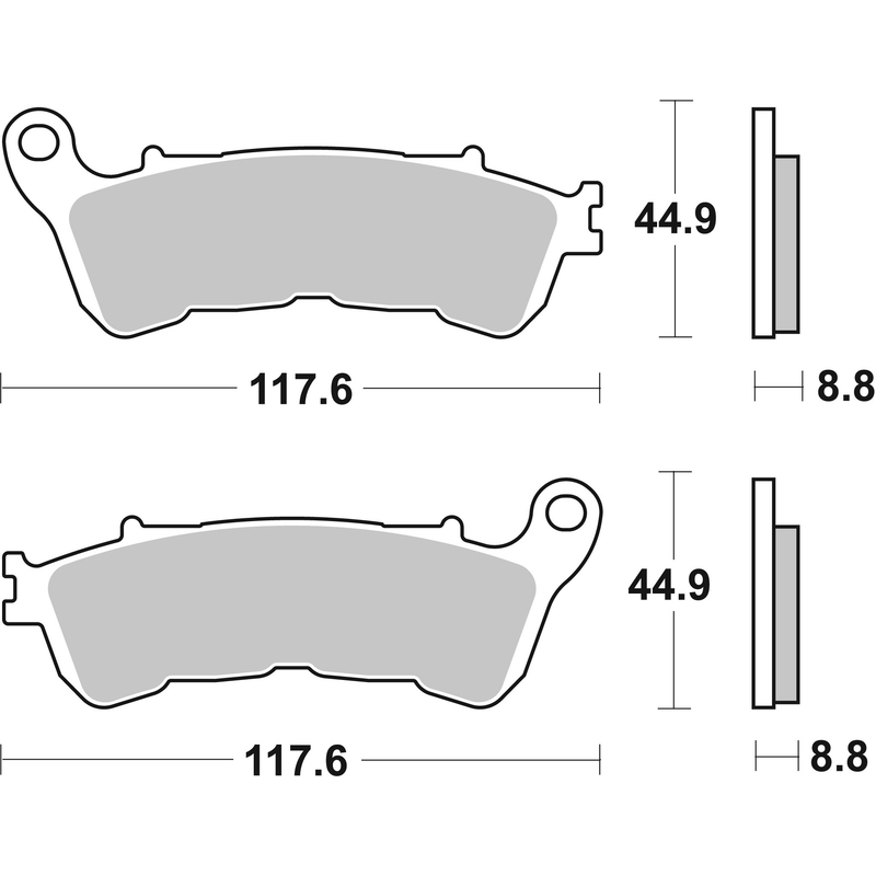 Bremsbeläge BREMBO