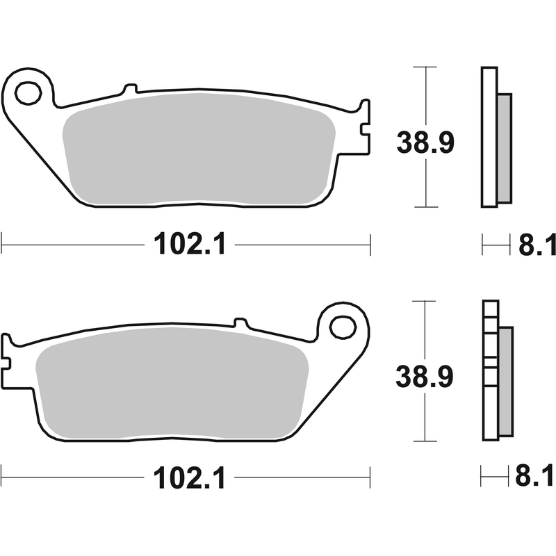 Bremsbeläge BREMBO